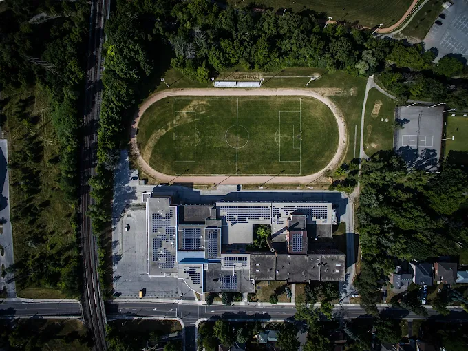 Etobicoke Collegiate Institute Aerial View